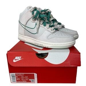 Nike Dunk Hi SE Light Bone Green‎ Noise DH0960-001 Size 8